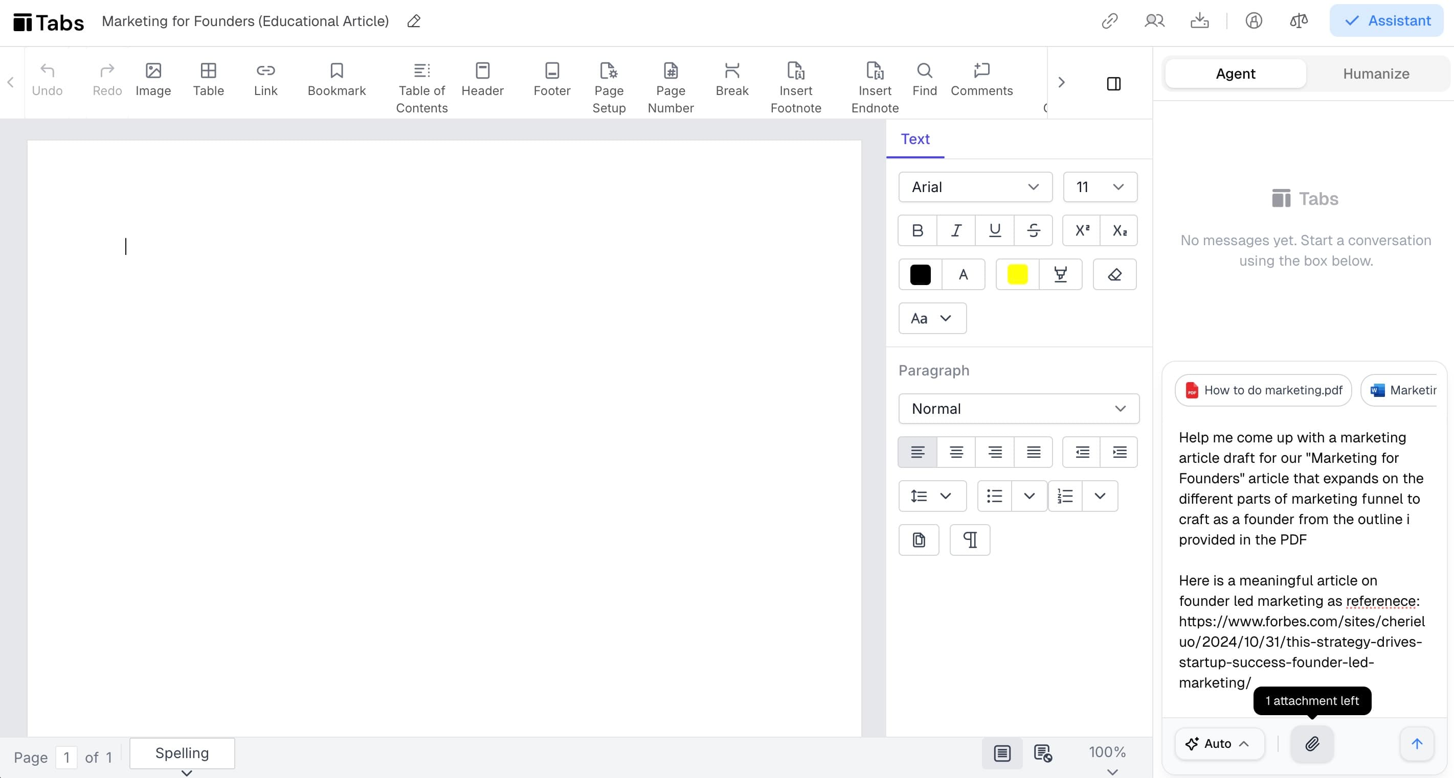 Reference from anywhere